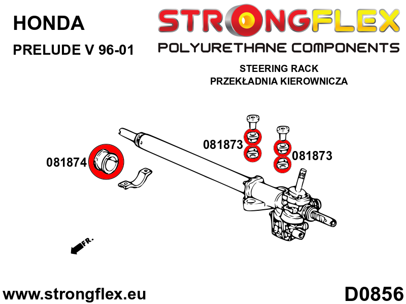 Kit completo de silentblocks de suspensión SPORT Honda Prelude (086205A)