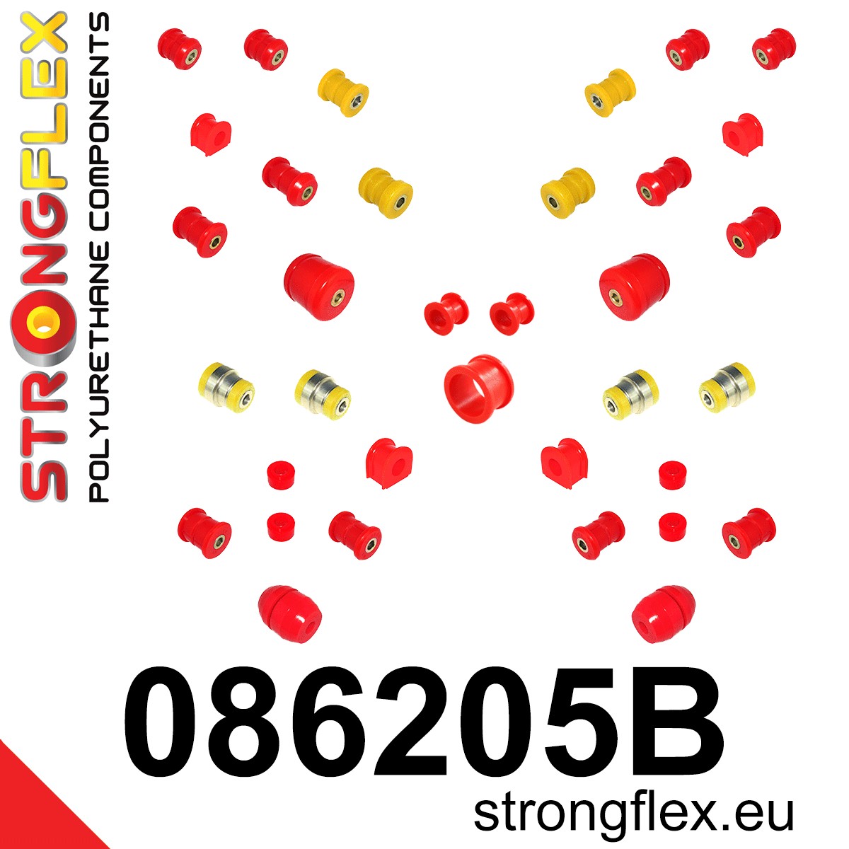 Kit completo de silentblocks de suspensión Honda Prelude (086205B)