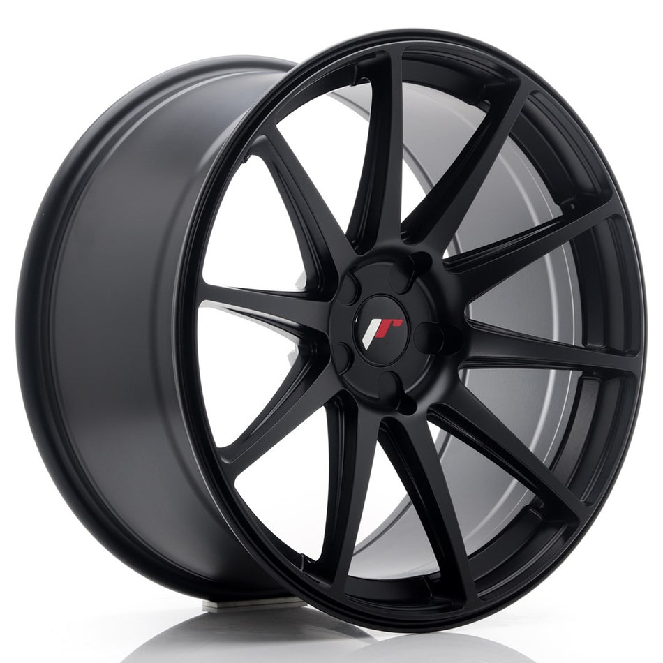 Japan Racing JR-11 Extreme Concave 20x10" (5 hole custom PCD) ET20-40, Flat Black