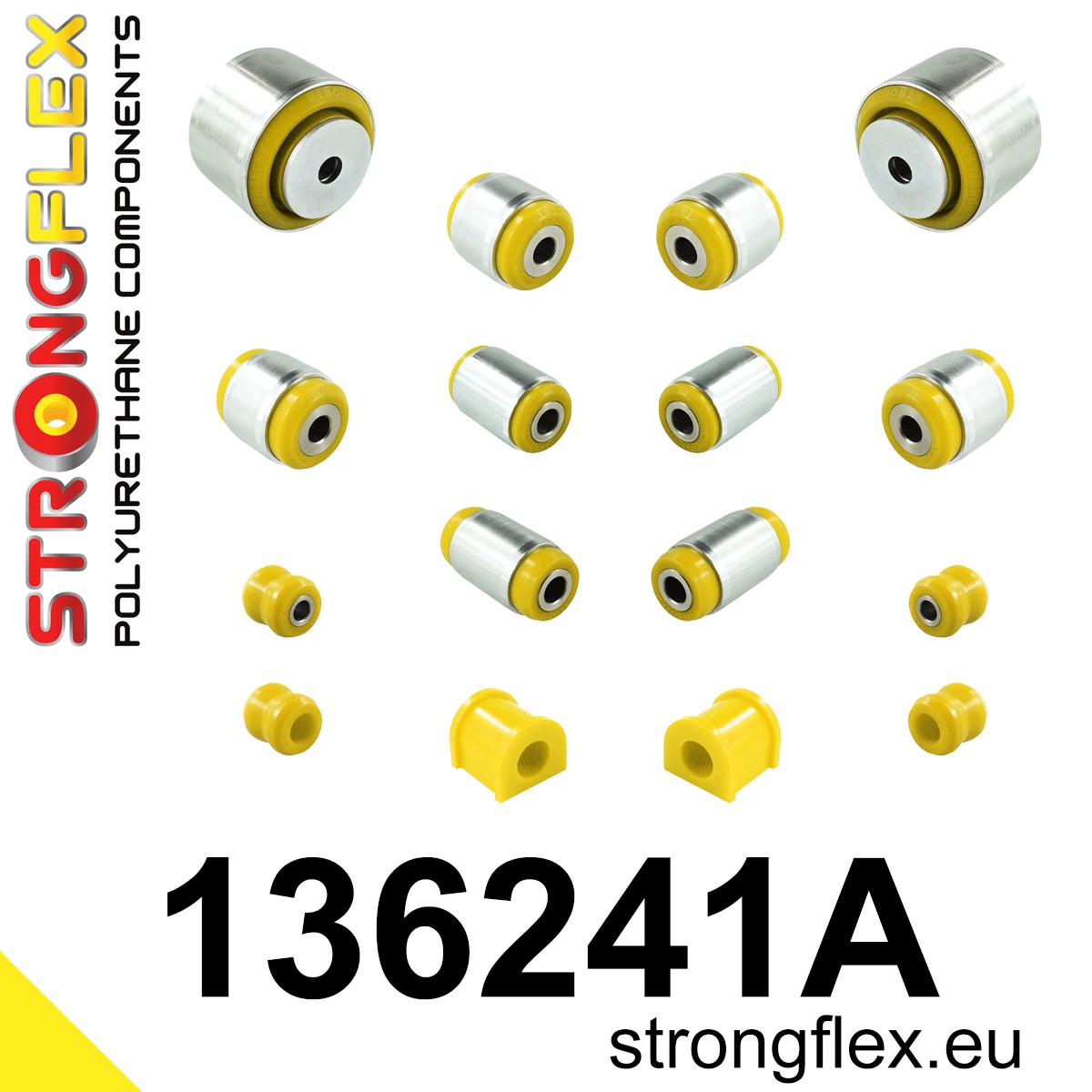 Kit de silentblock de suspensión trasera SPORT Cadillac BLS YS3F FWD 9-3 (136241A)