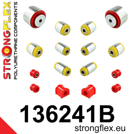 Kit de silentblock de suspensión trasera Cadillac BLS YS3F FWD 9-3 (136241B)