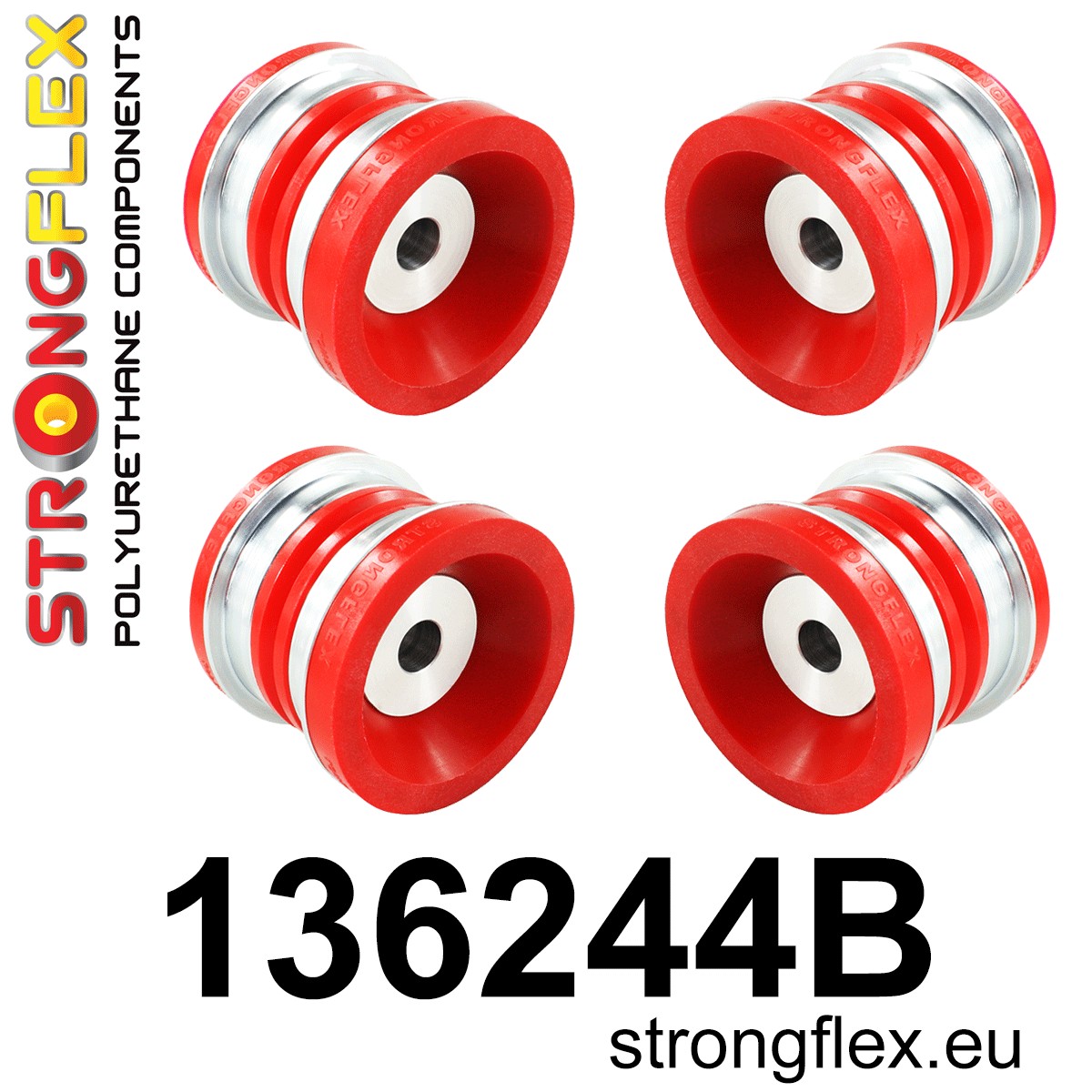 Kit de silentblock del subchasis delantero Fiat Croma YS3F AWD FWD Vectra (136244B)