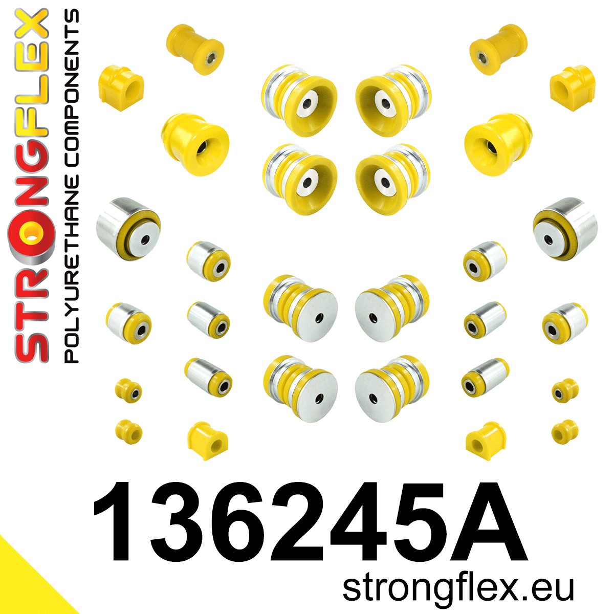 Kit completo de silentblocks de suspensión SPORT Cadillac BLS YS3F FWD 9-3 (136245A)