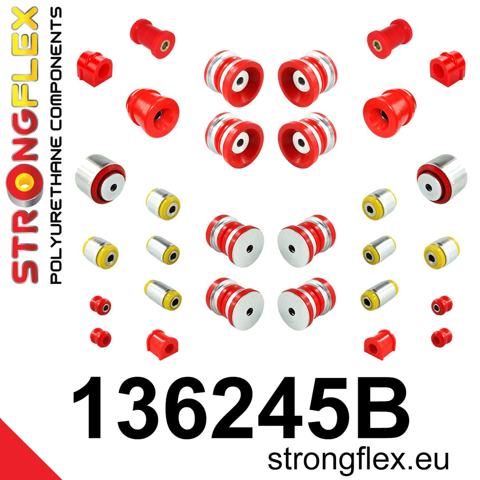 Kit completo de silentblocks de suspensión Cadillac BLS YS3F FWD 9-3 (136245B)