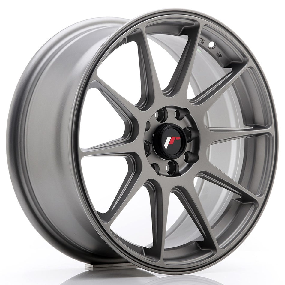 Japan Racing JR-11 17x7.25" 4x100/114.3 ET35, Gunmetal