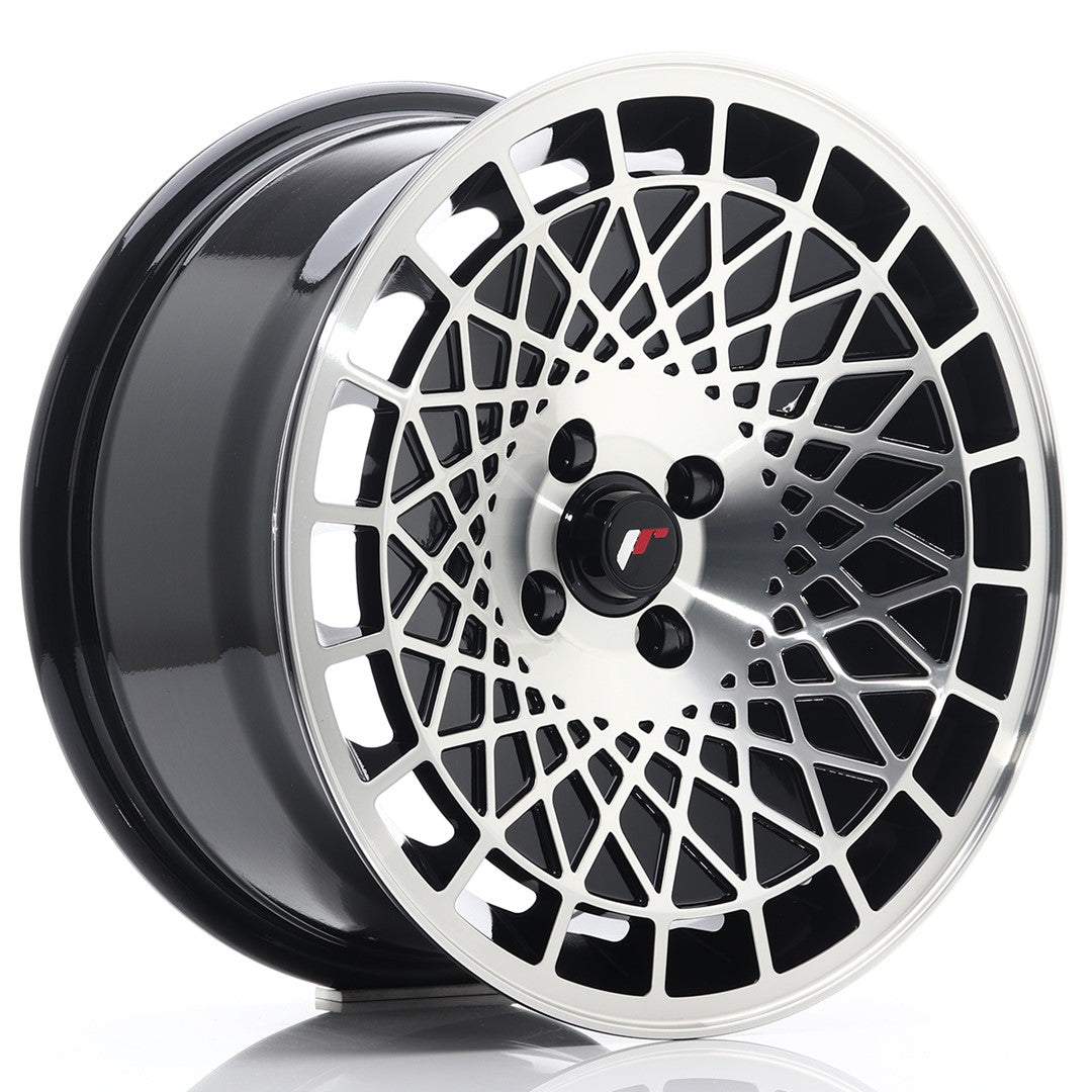 Llanta Japan Racing JR-14 16x8" a medida ET25 negro brillo