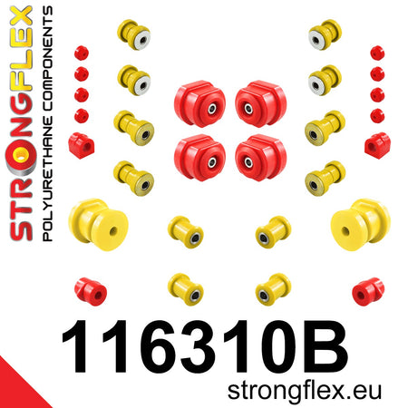 Kit completo de silentblocks de suspensión Mercedes 8 W114 W115 (116310B)