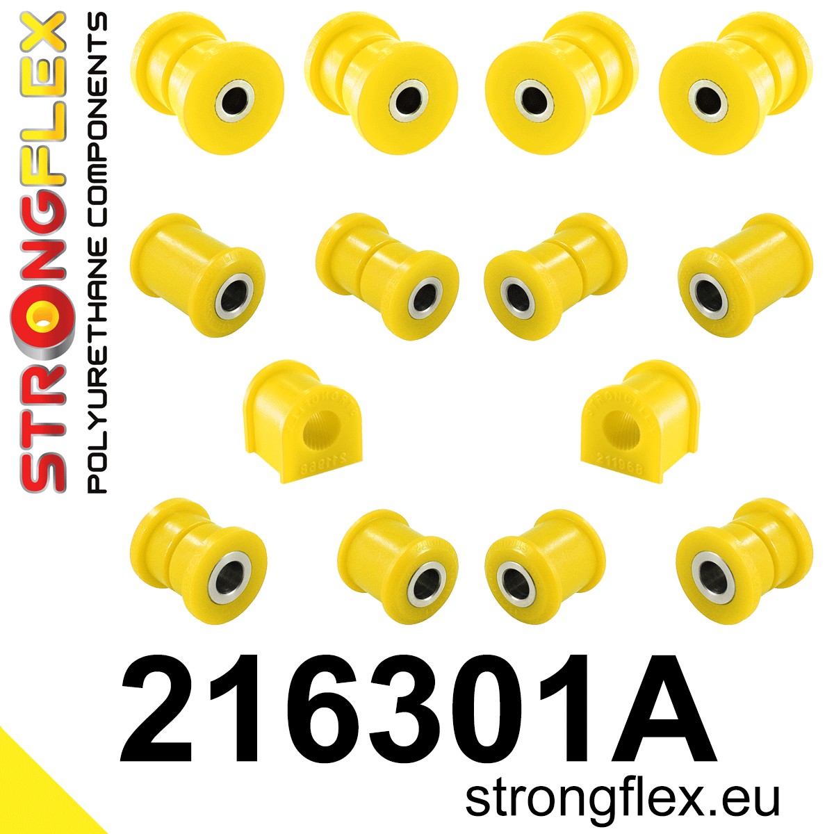 Kit de silentblock de suspensión trasera SPORT Toyota Celica T160 AT160 (216301A)