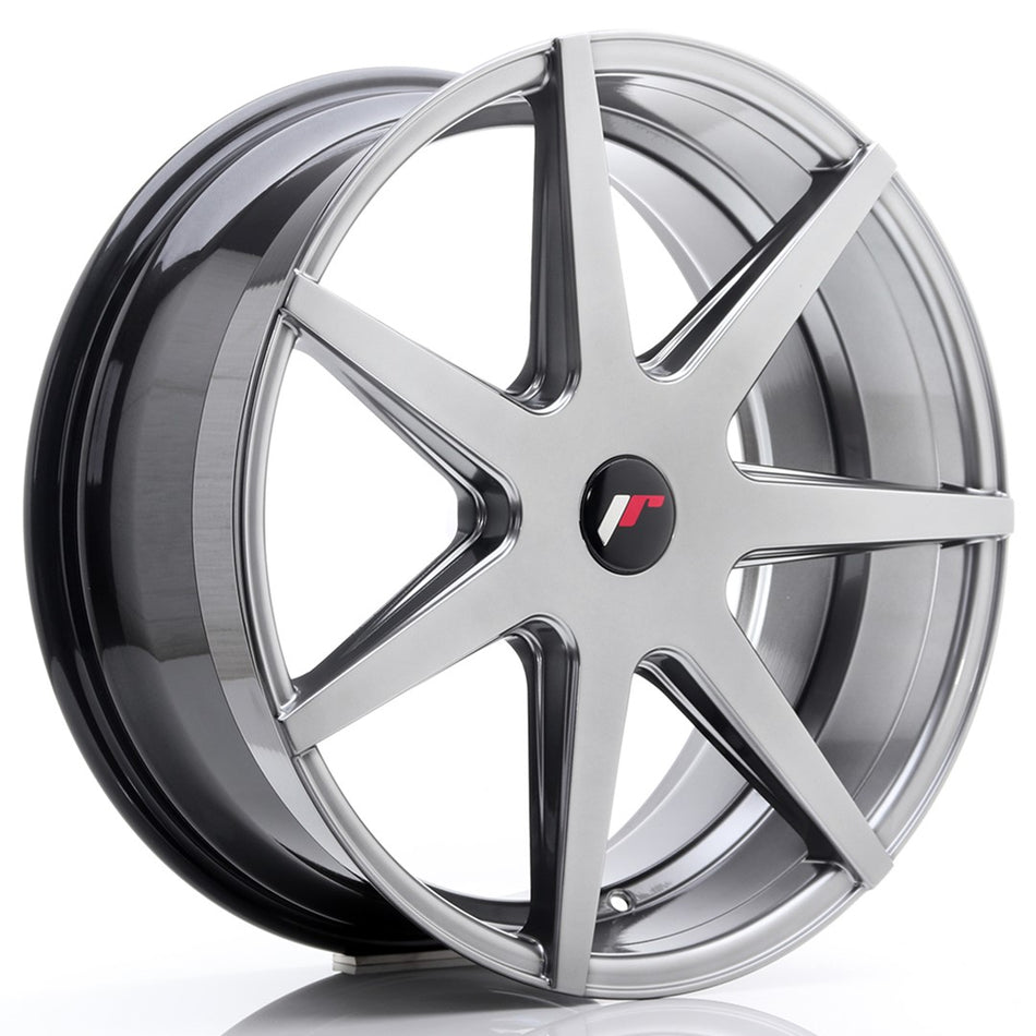 Japan Racing JR-20 20x8.5" (5 hole custom PCD) ET20-40, Hyper Black