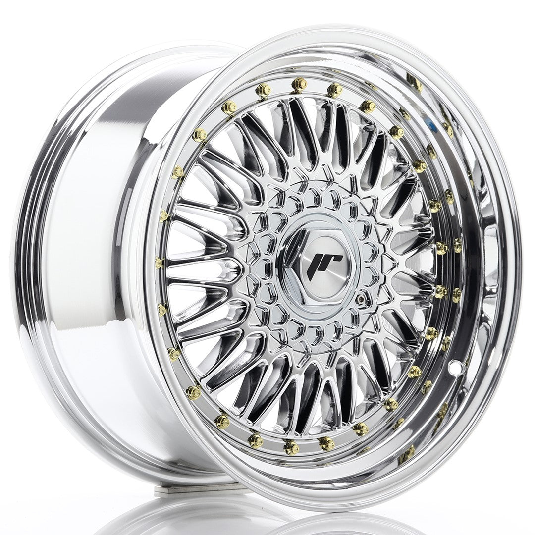 Llanta Japan Racing JR-9 17x8,5" a medida ET20-35 cromado / titanio