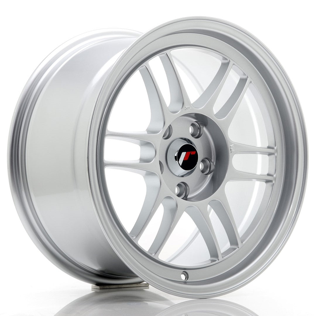 Llanta Japan Racing JR-7 17x9" 5x114.3 ET35 plata