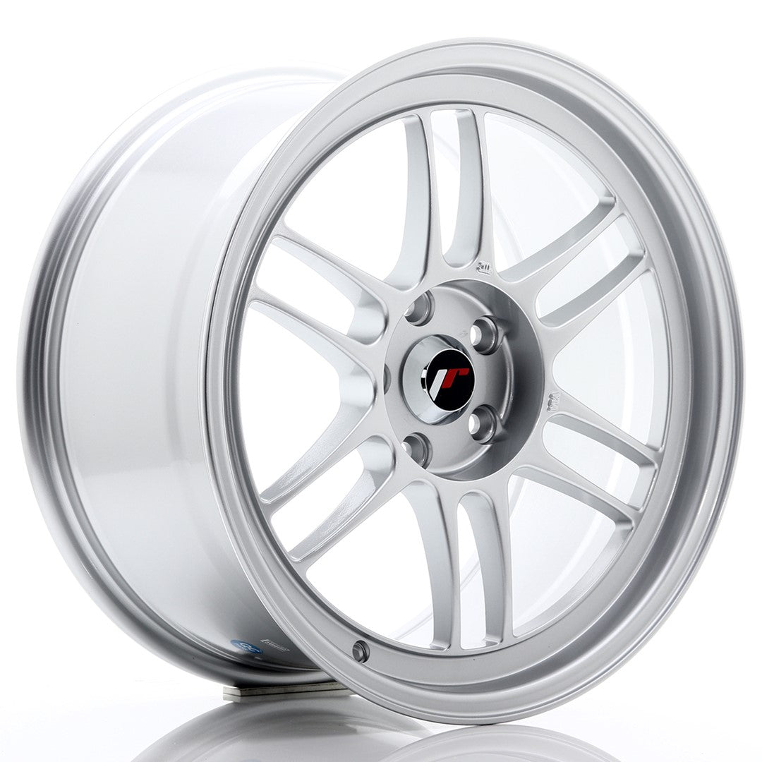 Llanta Japan Racing JR-7 18x9" 5x114.3 ET35 plata