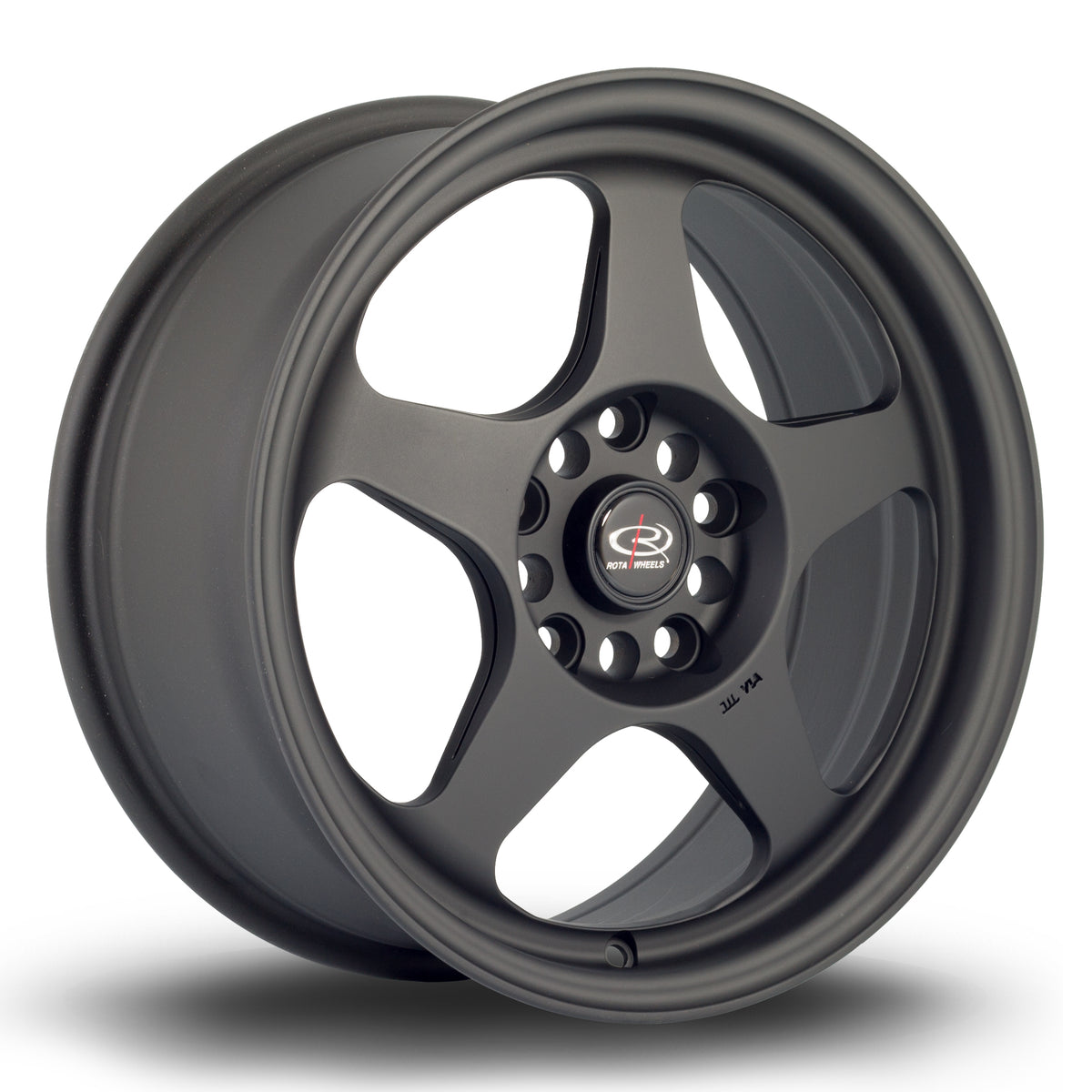 Llanta Rota Slipstream 16x7" 4x100 ET40 negro mate