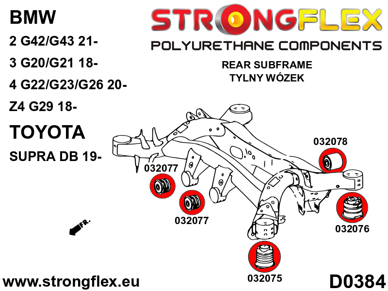 Kit completo de suspensión BMW Serie 3 G20 G21 G80 G22 G23 G26 G82 G83 G42 (036144B)