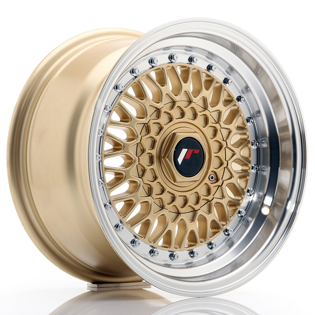 Llanta Japan Racing JR-9 15x8" a medida ET20 dorado