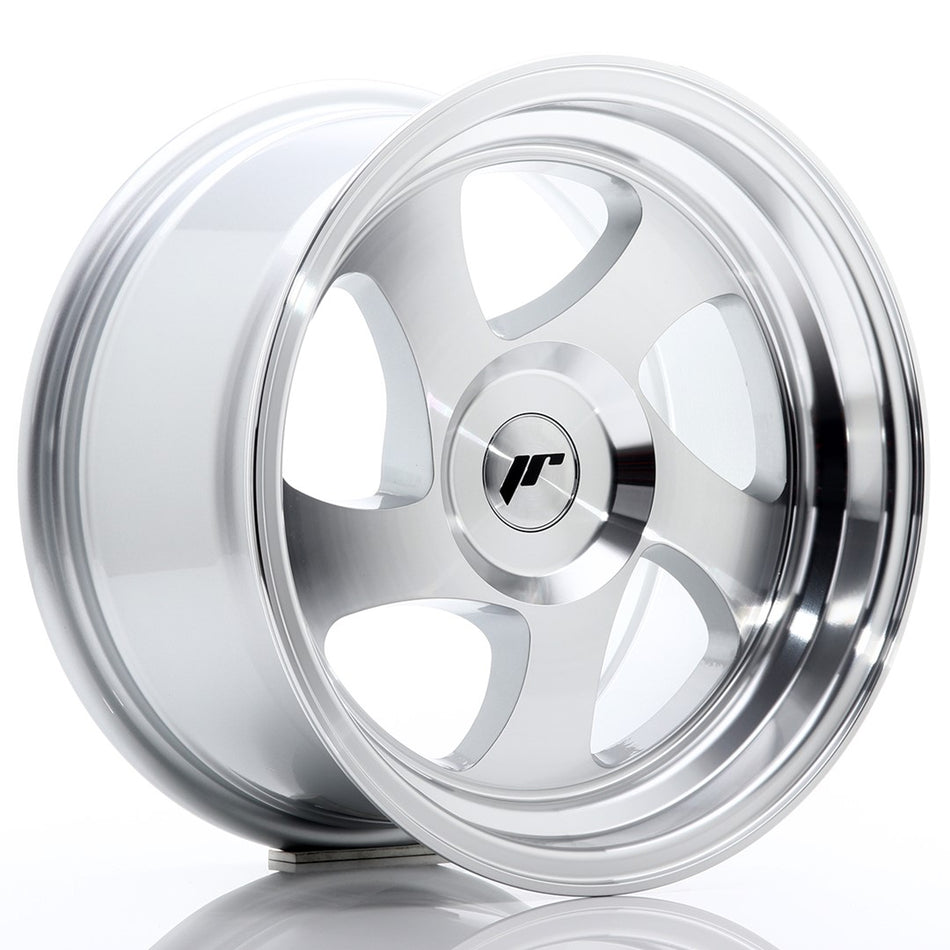 Japan Racing JR-15 15x8" (4 & 5 hole custom PCD) ET20, Machined Silver