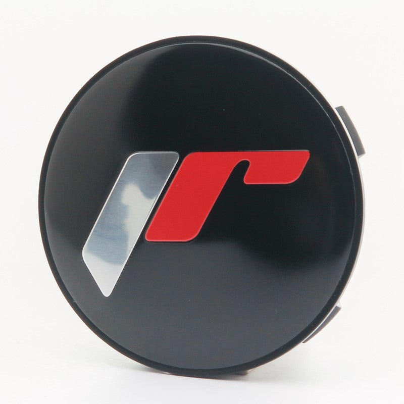 Tapacubos central Japan Racing para JR-20 y JR-25 y JR-28 en negro y rojo