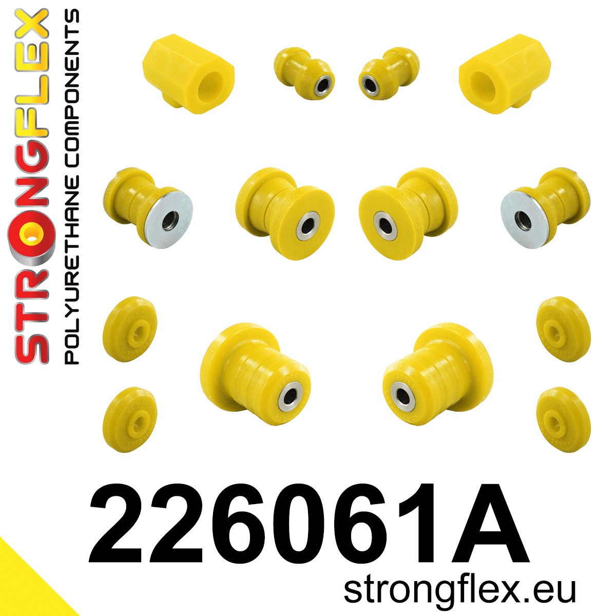 Kit completo de silentblocks de suspensión SPORT Audi 50 Derby Polo (226061A)