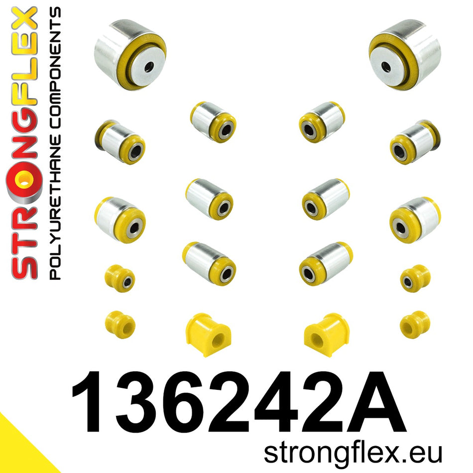 Kit de silentblock de suspensión trasera SPORT Fiat Croma Vectra Cavalier (136242A)