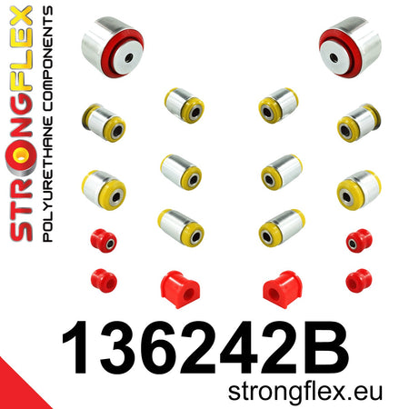 Kit de silentblock de suspensión trasera Fiat Croma Vectra Cavalier Signum (136242B)