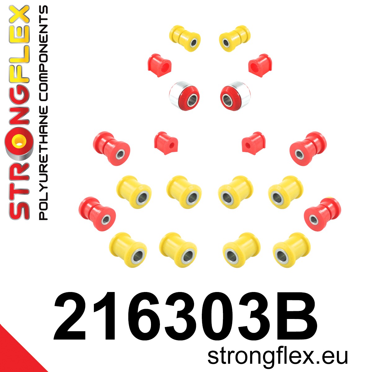 Kit completo de silentblocks de suspensión Toyota Carina (216303B)