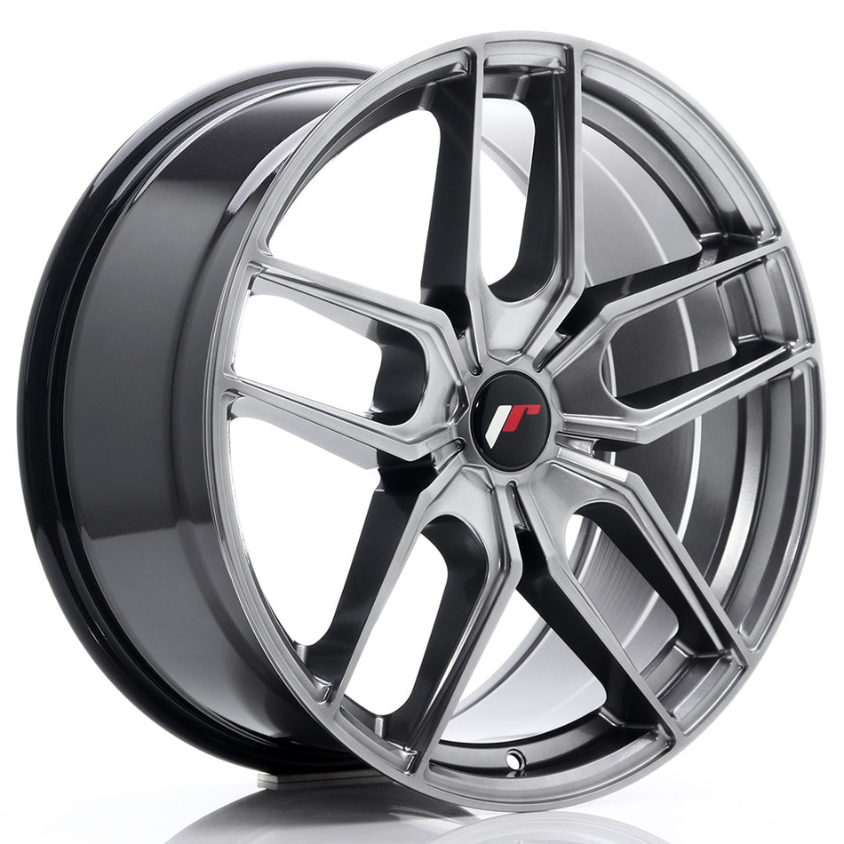 Japan Racing JR-25 19x8.5" (5 hole custom PCD) ET20-40, Hyper Black
