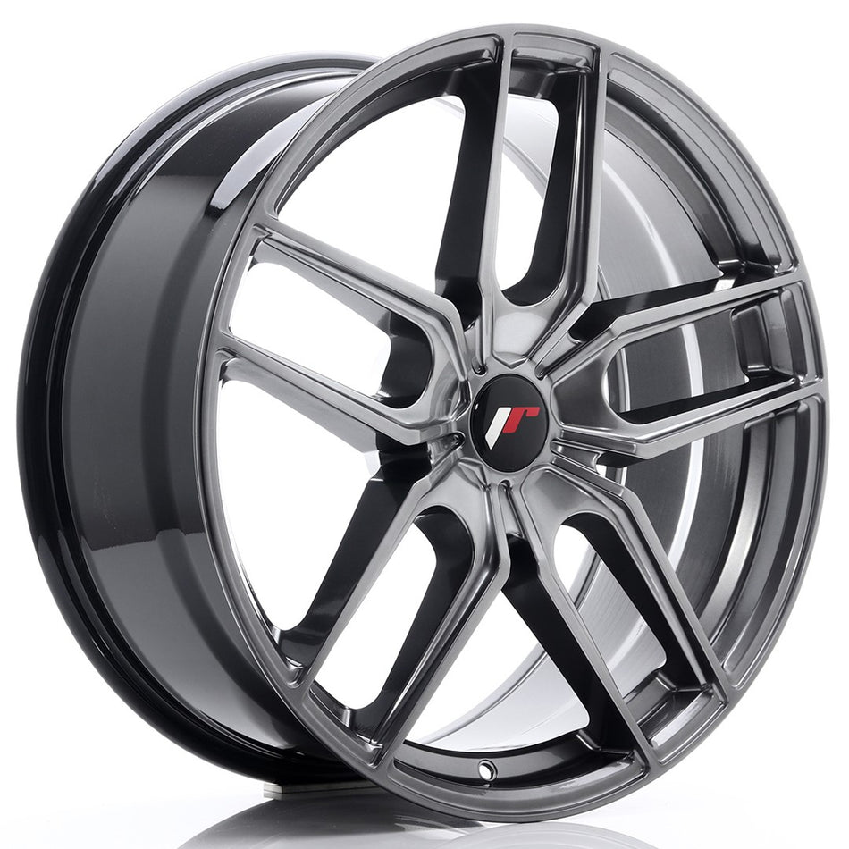 Japan Racing JR-25 20x8.5" (5 hole custom PCD) ET20-40, Hyper Black