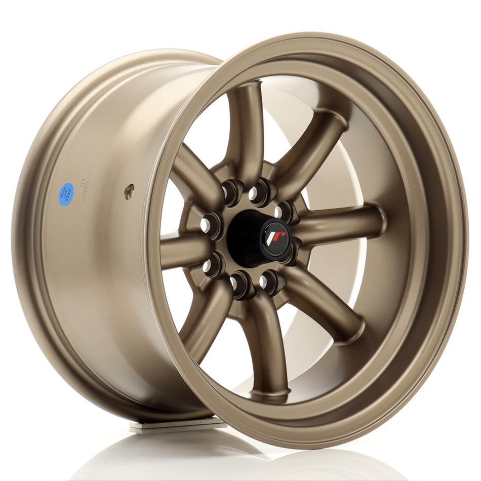 Japan Racing JR-19 15x9" 4x100/108 ET-13, Bronze