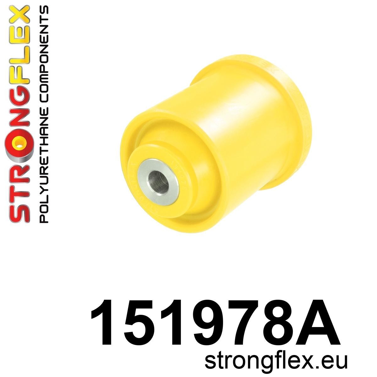 Silentblock de eje trasero SPORT Dacia Logan FWD Sandero Duster Arkana (151978A)