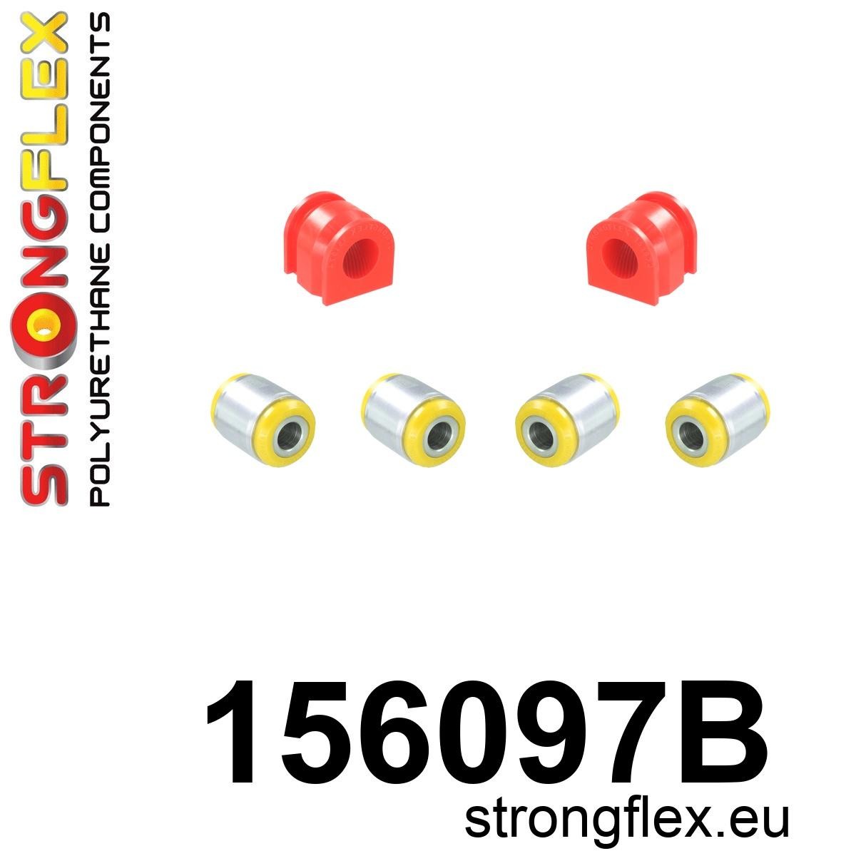 Kit de silentblocks de suspensión delantera Dacia Duster FWD 4x4 (156097B)