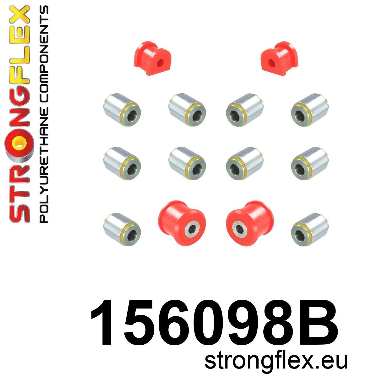 Silentblock de suspensión trasera kit AWD Dacia Duster 4x4 Arkana (156098B)