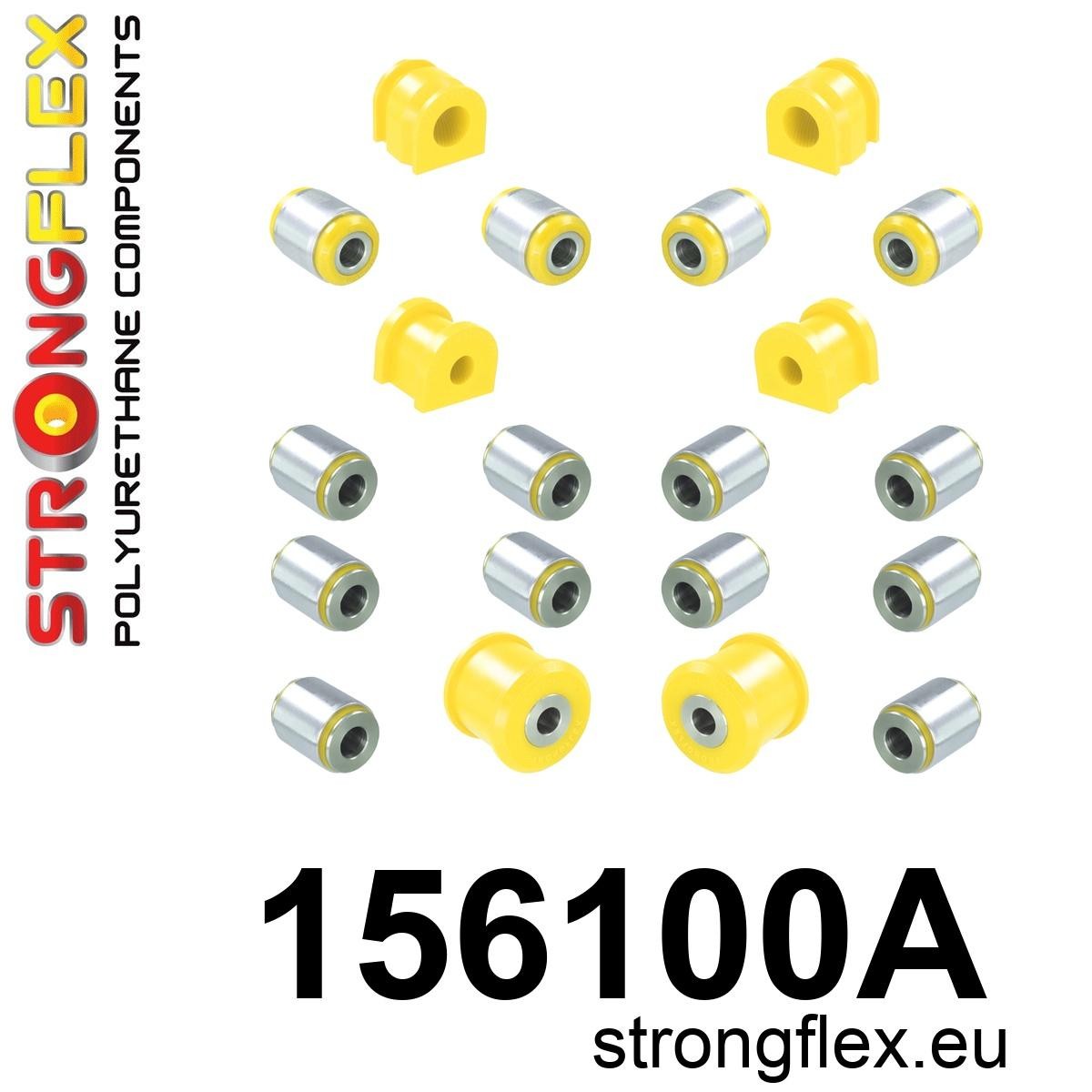 Kit completo de suspensión de poliuretano AWD SPORT Dacia Duster 4x4 (156100A)