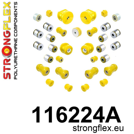 Kit completo de suspensión SPORT Mercedes SL R129 W124 RWD Clase E (116224A)