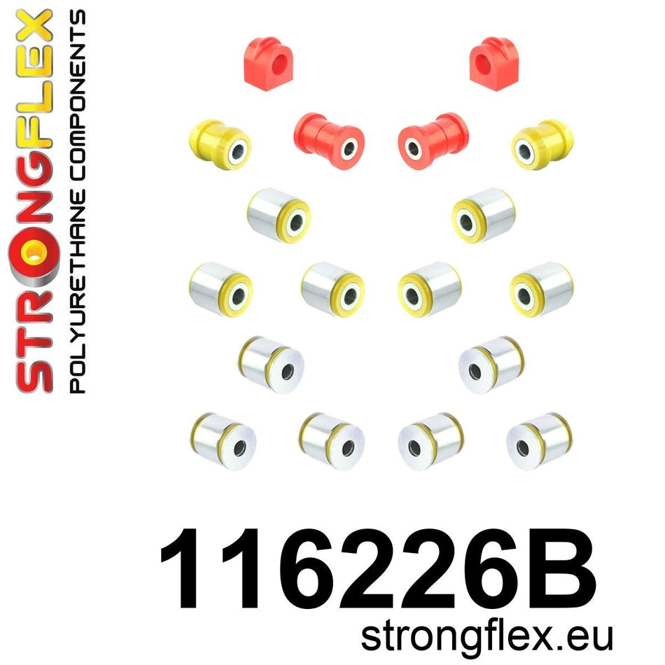 Kit de silentblock de suspensión trasera Mercedes Clase C W202 W210 W208 (116226B)