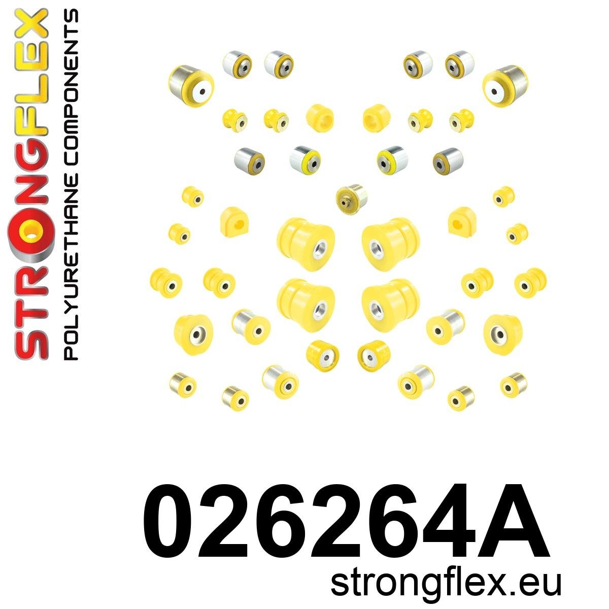 Kit completo de silentblocks de suspensión SPORT Audi A8 D4 Quattro S8 (026264A)