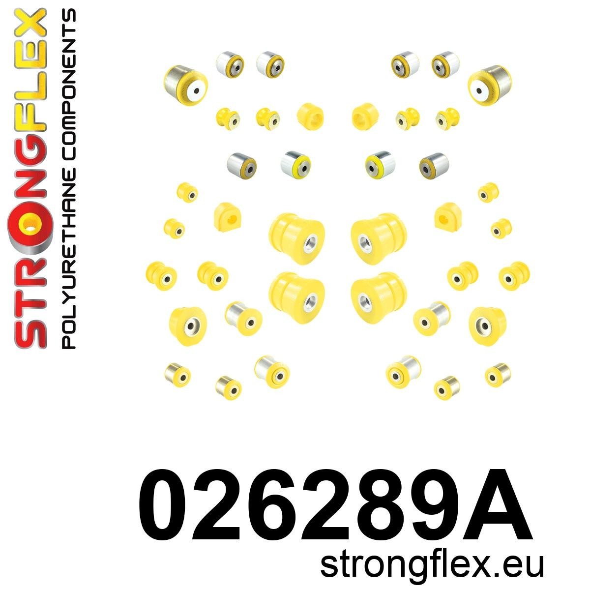 Kit completo de silentblocks de suspensión SPORT Audi A8 D4 FWD S8 (026289A)