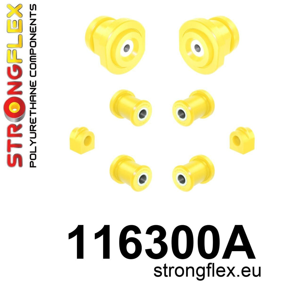 Kit de silentblock de suspensión trasera SPORT Mercedes W123 8 W114 W115 (116300A)