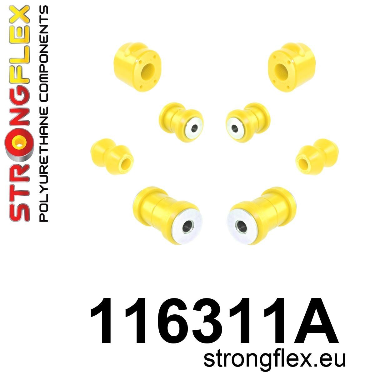 Kit de silentblocks de suspensión delantera SPORT Mercedes W123 (116311A)