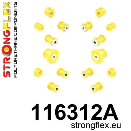 Kit completo de silentblocks de suspensión SPORT Mercedes W123 (116312A)