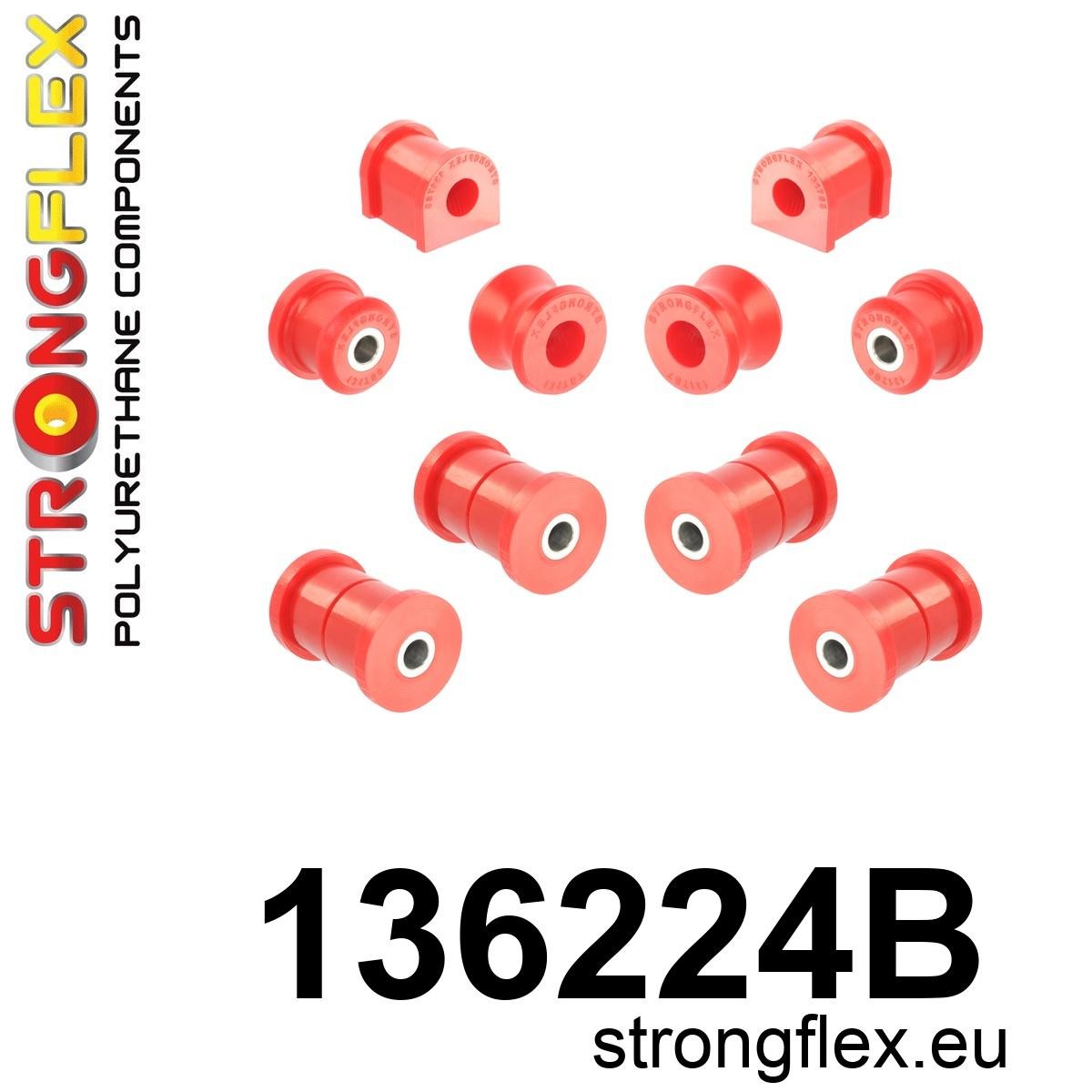 Kit de silentblock de suspensión trasera Opel Calibra FWD 4x4 4x4 Senator (136224B)