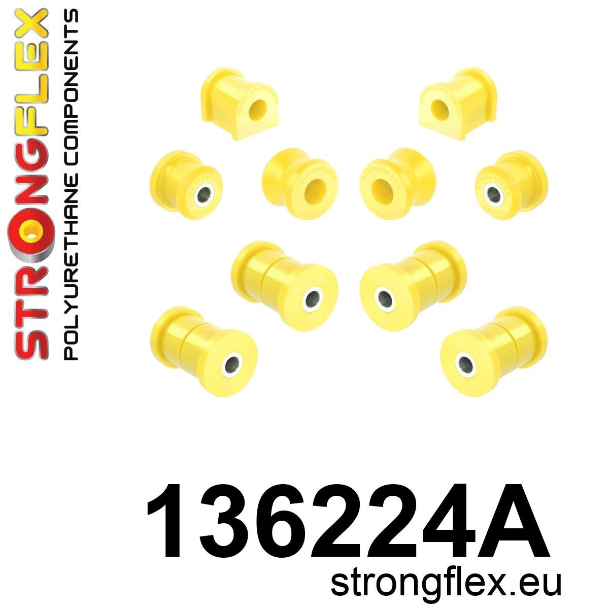Kit de silentblock de suspensión trasera SPORT Opel Calibra FWD 4x4 4x4 (136224A)
