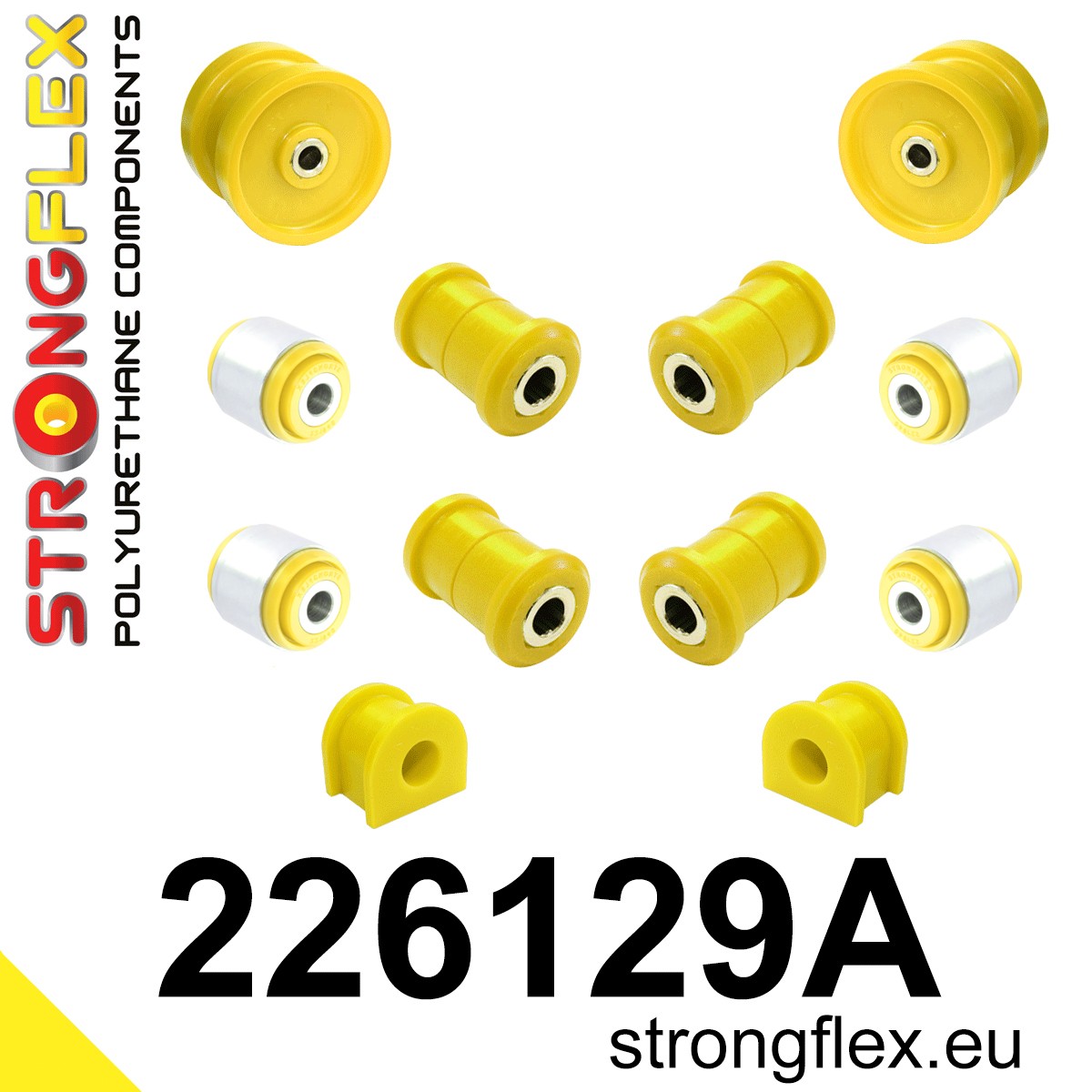 Kit de silentblock de suspensión trasera SPORT Audi A3 8L 8N 1M 1U 1J R32 (226129A)