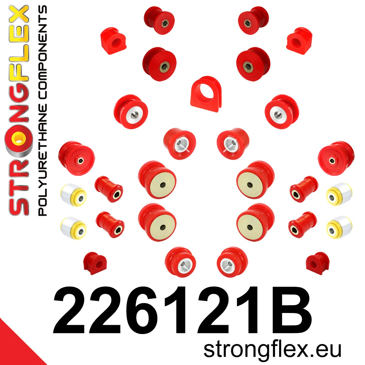 Kit completo de suspensión Audi A3 8L 8N 1M 1U 1J R32 Quattro 4x4 4Motion (226121B)