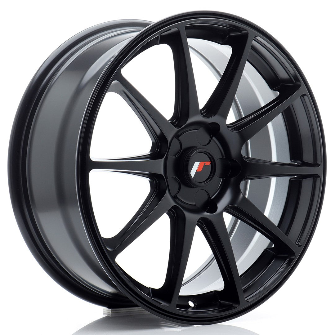Llanta Japan Racing JR-11 18x7,5" 5 tornillos a medida ET20-40 negro mate