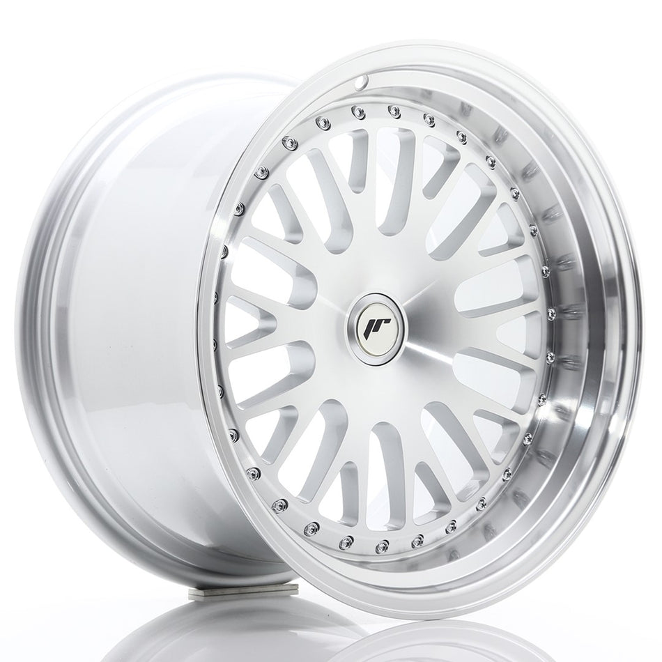 Japan Racing JR-10 18x10.5" (4 & 5 hole custom PCD) ET12-25, Silver