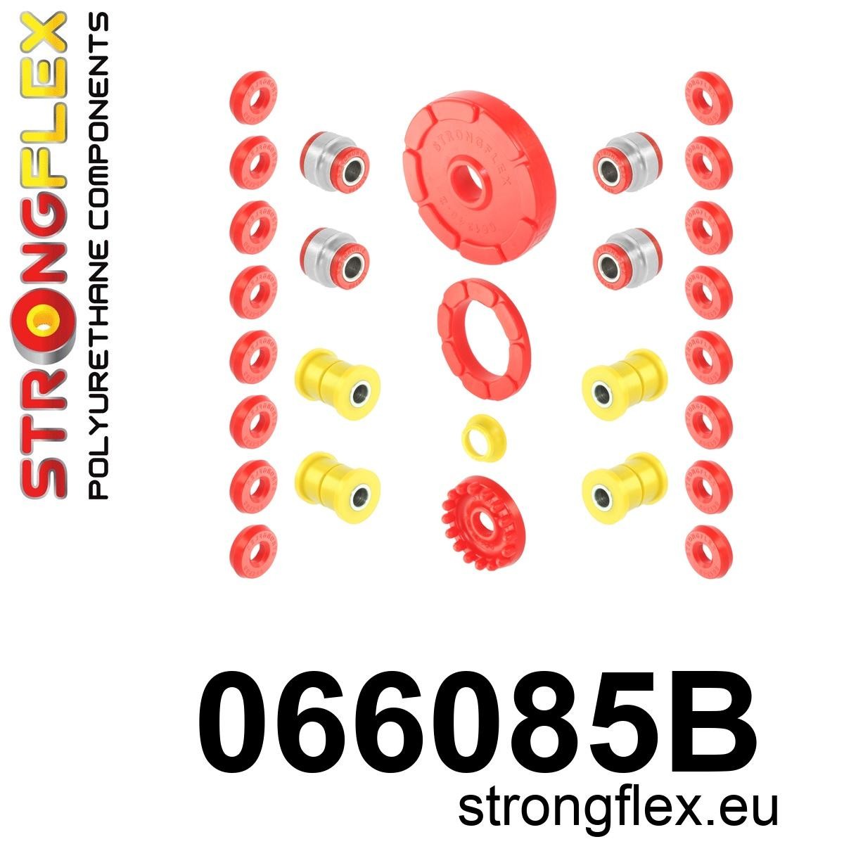 Kit completo de silentblocks de suspensión Fiat 126P (066085B)
