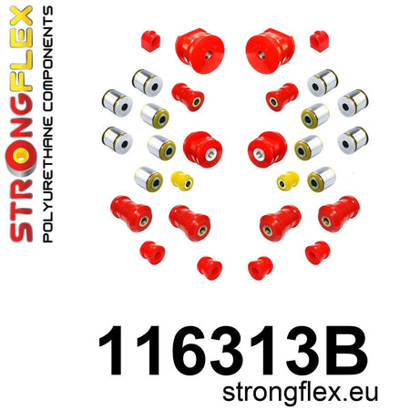 Kit completo de silentblocks de suspensión Mercedes W201 190 (116313B)