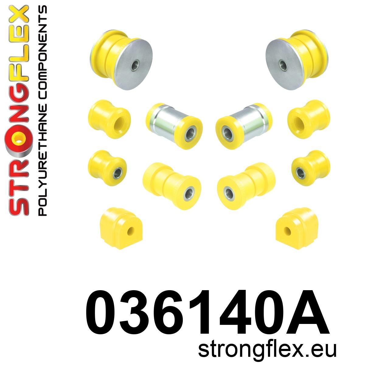 Kit de silentblock de suspensión trasera SPORT BMW Serie 3 E46 M3 E85 E86 (036140A)
