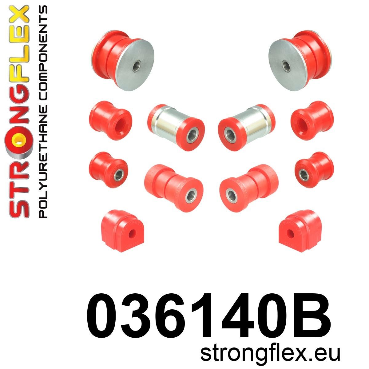 Kit de silentblock de suspensión trasera BMW Serie 3 E46 M3 E85 E86 Z4 (036140B)
