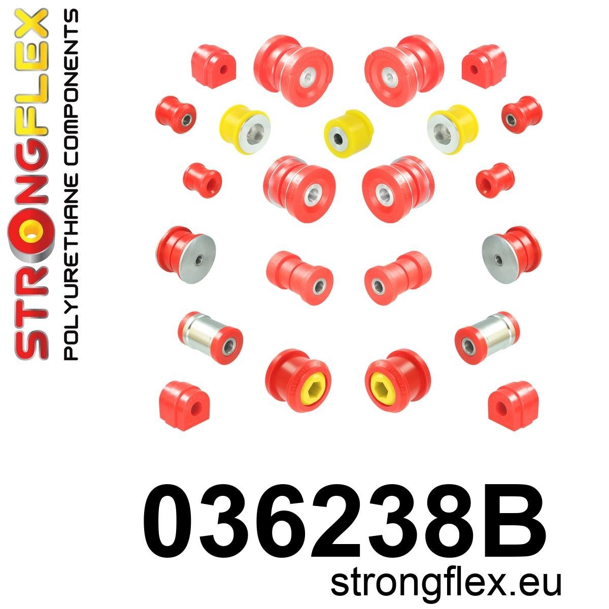 Kit completo de silentblocks de suspensión BMW Serie 3 E46 M3 E85 E86 Z4 (036238B)